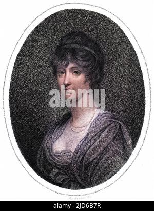 JANE viscountess MELVILLE (née Hope) épouse (1) de Henry Dundas, premier vicomte, (2) de Henry Wallace. Version colorisée de : 10164868 Date: 1766 - 1829 Banque D'Images