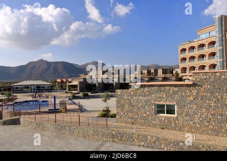17 mars 2022 - Sayq, Oman : l'hôtel Sama Al Akhdar et la station de montagne Banque D'Images