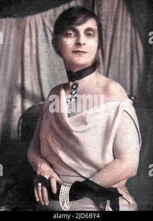 ANNA-ELISABETH MATHIEU, princesse Brancovan, comtesse de NOAILLES leader social français, poète et mécène des arts version colorisée de : 10167356 Date: 1876 - 1933 Banque D'Images