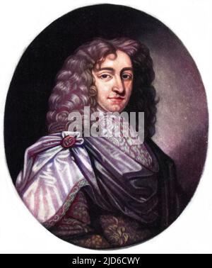 SIR WILLIAM PORTMAN Statesman version colorisée de : 10172945 Date: 1641 - 1690 Banque D'Images