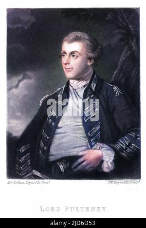 JAMES, baron MURRAY PULTENEY commandant militaire britannique version colorisée de : 10173134 Date: 1751 - 1811 Banque D'Images