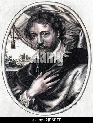 PIETER PAUL RUBENS artiste flamand version colorisée de : 10174761 Date: 1577 - 1610 Banque D'Images