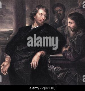 PIETER PAUL RUBENS artiste flamand version colorisée de : 10174763 Date: 1577 - 1610 Banque D'Images