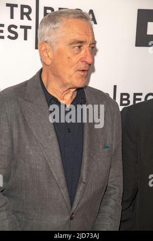 New York, États-Unis. 17th juin 2022. Robert de Niro participe à la première « Heat » lors du Tribeca Festival 2022 au United Palace Theatre de New York. (Photo par Ron Adar/SOPA Images/Sipa USA) crédit: SIPA USA/Alay Live News Banque D'Images