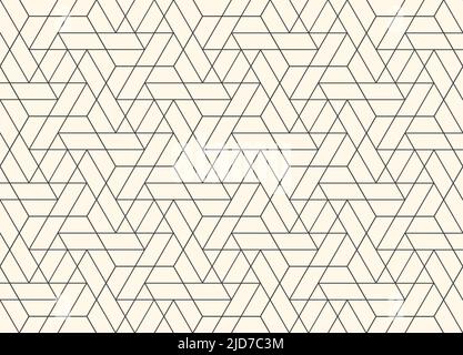 motif abstrait beige triangle noir, fond géométrique de texture polygonale, illustration, dessin au trait naturel Banque D'Images