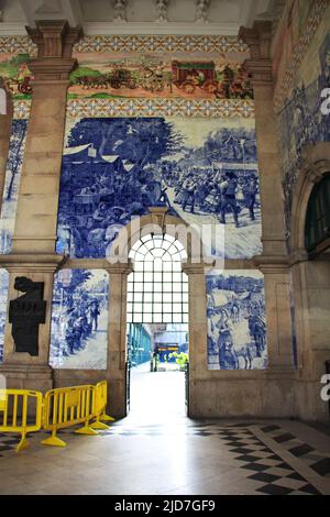 La gare de Porto, Portugal Banque D'Images