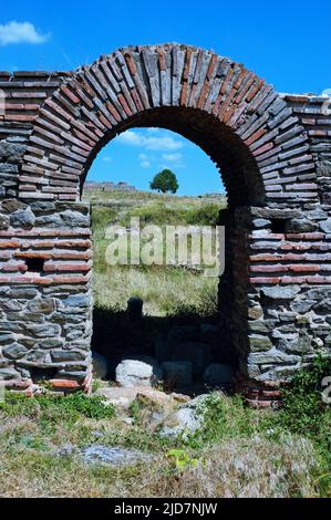 Fouilles archéologiques de l'ancienne Prima byzantine de Justiniana, fondée par l'empereur Justinien I de l'Empire romain de l'est en Serbie Banque D'Images