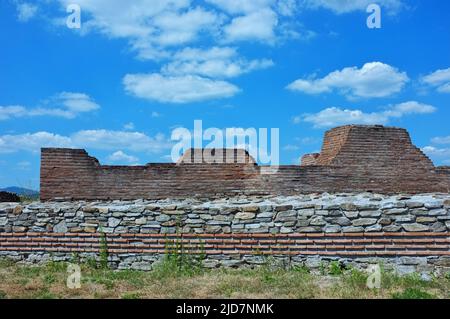 Fouilles archéologiques de l'ancienne Prima byzantine de Justiniana, fondée par l'empereur Justinien I de l'Empire romain de l'est en Serbie Banque D'Images