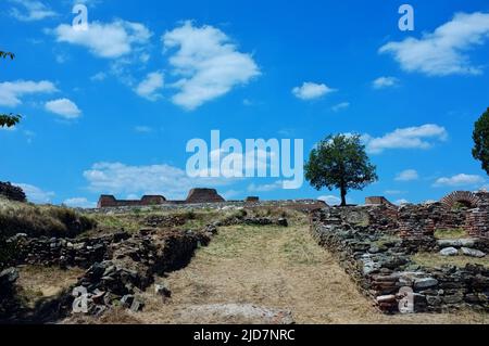 Fouilles archéologiques de l'ancienne Prima byzantine de Justiniana, fondée par l'empereur Justinien I de l'Empire romain de l'est en Serbie Banque D'Images