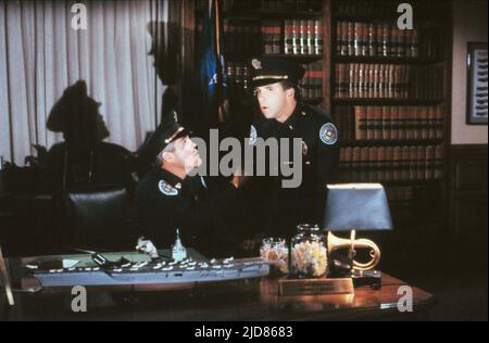 BAILEY,KINSEY, POLICE ACADEMY 5: AFFECTATION: MIAMI BEACH, 1988, Banque D'Images