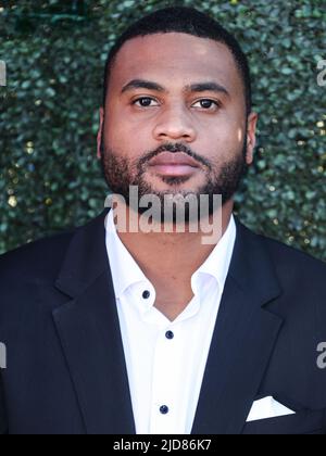 Los Angeles, États-Unis. 18th juin 2022. LOS ANGELES, CALIFORNIE, États-Unis - JUIN 18 : RJ Peete, le fils de Holly Robinson Peete (Rodney Peete Jr.) arrive au Gala DesignCare 2022 de la Fondation HollyRod, qui se tient à RJ's place sur 18 juin 2022, à Los Angeles, en Californie, aux États-Unis. (Photo de Xavier Collin/image Press Agency) Credit: Image Press Agency/Alay Live News Banque D'Images