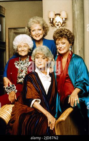 GETTY,ARTHUR,WHITE,MCCLANAHAN, GOLDEN GIRLS, 1985, Banque D'Images