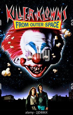 CLOWNS,SNYDER,CRAMER, KLOWNS KILLER DE L'ESPACE, 1988, Banque D'Images