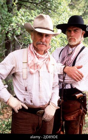 DUVALL, JONES, LONESOME DOVE, 1989, Banque D'Images