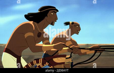 Moïse, Ramsès, LE PRINCE D'EGYPTE, 1998 Banque D'Images
