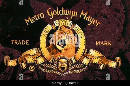 LOGO Metro Goldwyn Mayer, Metro Goldwyn Mayer, 1990 LOGO Banque D'Images