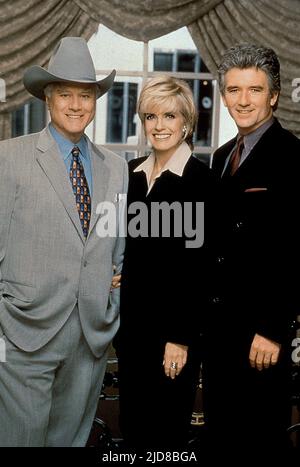 HAGMAN,GRAY,DUFFY, DALLAS : J.R. Les retours, 1996 Banque D'Images