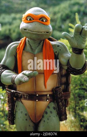 Michel-ange, Teenage Mutant Ninja Turtles III, 1993 Banque D'Images