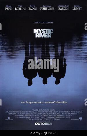 POSTER DE FILM, MYSTIC RIVER, 2003, Banque D'Images