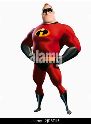 M. INCREDIBLE AKA BOB PARR, THE INCREDIBLES, 2004, Banque D'Images