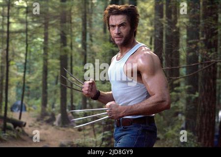 HUGH JACKMAN, X-MEN: LE DERNIER STAND: X-MEN 3, 2006, Banque D'Images