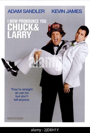 JAMES, AFFICHE, JE VOUS PRONONCE MAINTENANT CHUCK ET LARRY, 2007, Banque D'Images