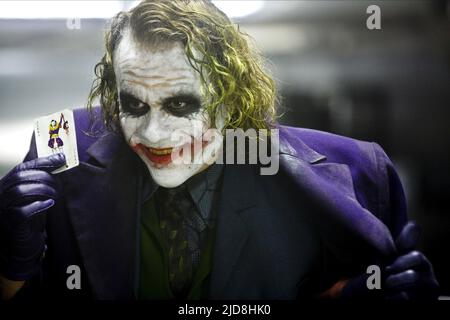 HEATH LEDGER, THE DARK KNIGHT, 2008, Banque D'Images