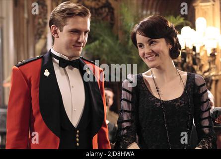 STEVENS,DOCKERY, DOWNTON ABBEY, 2010, Banque D'Images