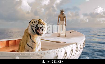 SURAJ SHARMA, VIE DE PI, 2012, Banque D'Images