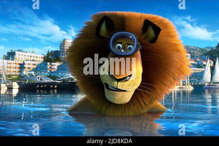 ALEX, MADAGASCAR 3 : LE PLUS RECHERCHÉ D'EUROPE, 2012, Banque D'Images