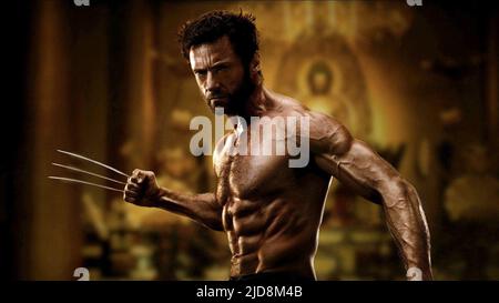 HUGH JACKMAN, THE WOLVERINE, 2013, Banque D'Images