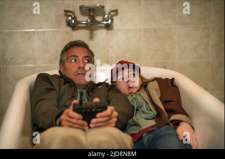 CLOONEY,ROBERTSON, TOMORROWLAND, 2015, Banque D'Images