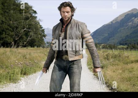 HUGH JACKMAN, X-MEN ORIGINES: WOLVERINE, 2009, Banque D'Images