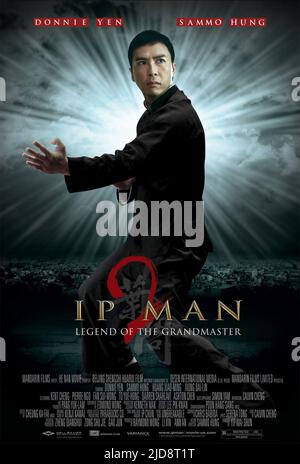 AFFICHE DONNIE YEN, YIP MAN 2, 2010, Banque D'Images