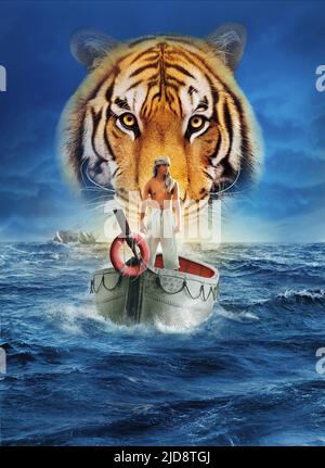 SURAJ SHARMA, VIE DE PI, 2012, Banque D'Images