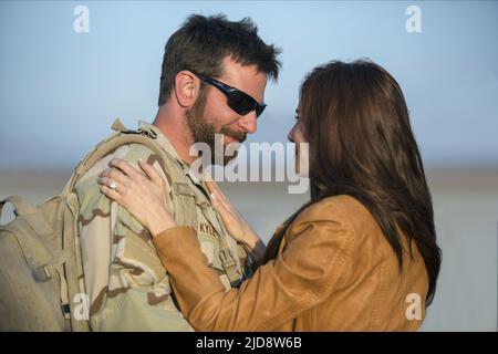 COOPER, MILLER, AMERICAN SNIPER, 2014, Banque D'Images