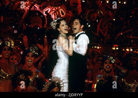 KIDMAN, MCGREGOR, MOULIN ROUGE, 2001, Banque D'Images