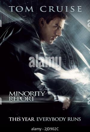 TOM CRUISE, RAPPORT MINORITAIRE, 2002, Banque D'Images