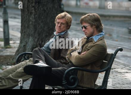 REDFORD,PITT, JEU D'ESPIONNAGE, 2001, Banque D'Images