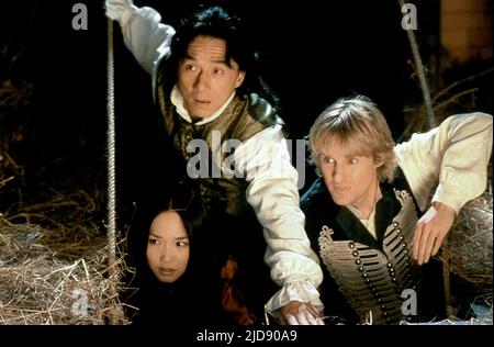 WONG,CHAN,WILSON, SHANGHAI KNIGHTS, 2003, Banque D'Images