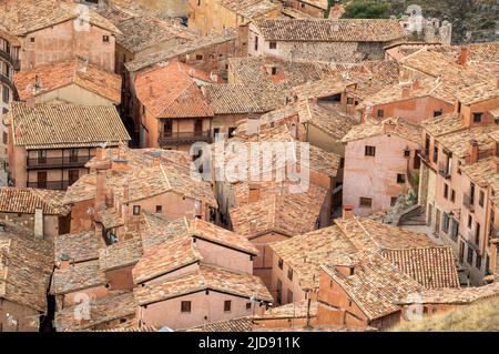 Albarracin, site historique espagnol à Teruel, Aragón Banque D'Images