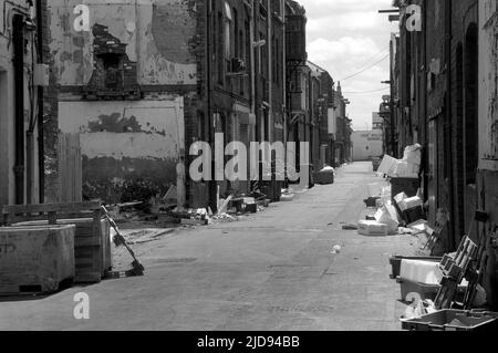 Henderson Road, Grimsby Docks, Grimsby, Lincolnshire, Angleterre, Royaume-Uni. Banque D'Images