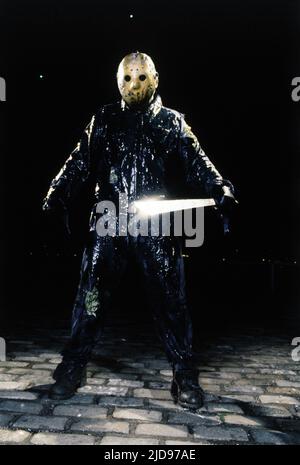 KANE HODDER, VENDREDI 13TH PARTIE VIII: JASON PREND MANHATTAN, 1989, Banque D'Images
