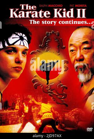 MACCHIO,AFFICHE, THE KARATE KID PARTIE II, 1986, Banque D'Images