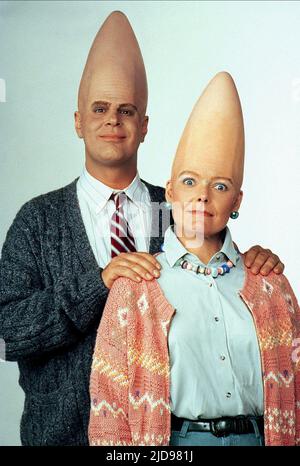 AÏKROYD, CURTIN, CONEHEADS, 1993, Banque D'Images