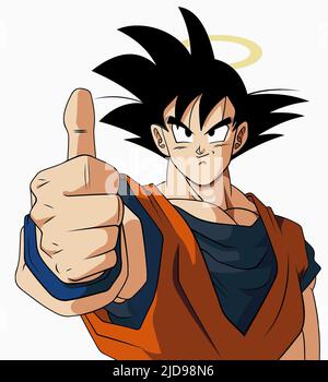 GOKU, DRAGON BALL Z, 1996, Banque D'Images