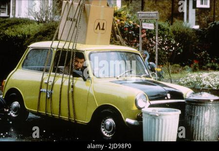 ROWAN ATKINSON, MR BEAN VA EN VILLE, 1990, Banque D'Images