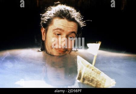 GARY OLDMAN, ROSENTRANTZ ET GUILDENSTERN SONT MORTS, 1990, Banque D'Images