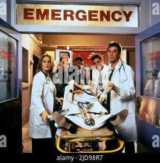 STRINGFIELD,EDWARDS,SALLE,MARGULIES,CLOONEY,WYLE, ER : SAISON 1, 1994, Banque D'Images