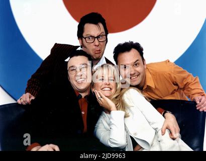 LAMARR,REEVES,MORTIMER,JONSSON, STARS DE TOURNAGE, 1996, Banque D'Images